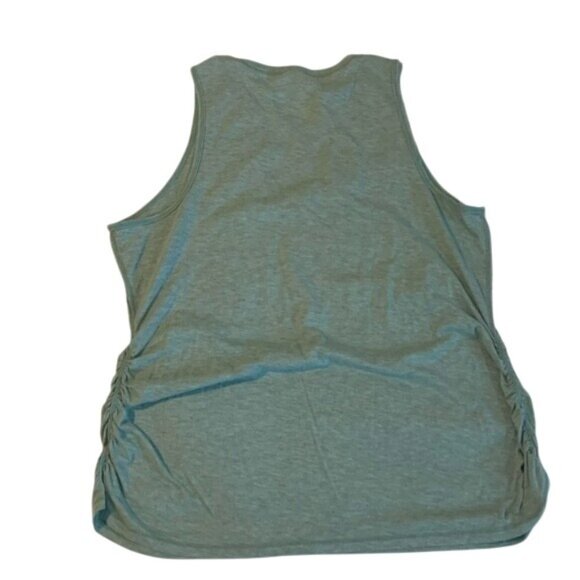 Athletic Works Womens Sleeveless Side-Ruched Tank Top XL Polyester Rayon Spandex - Picture 3 of 7